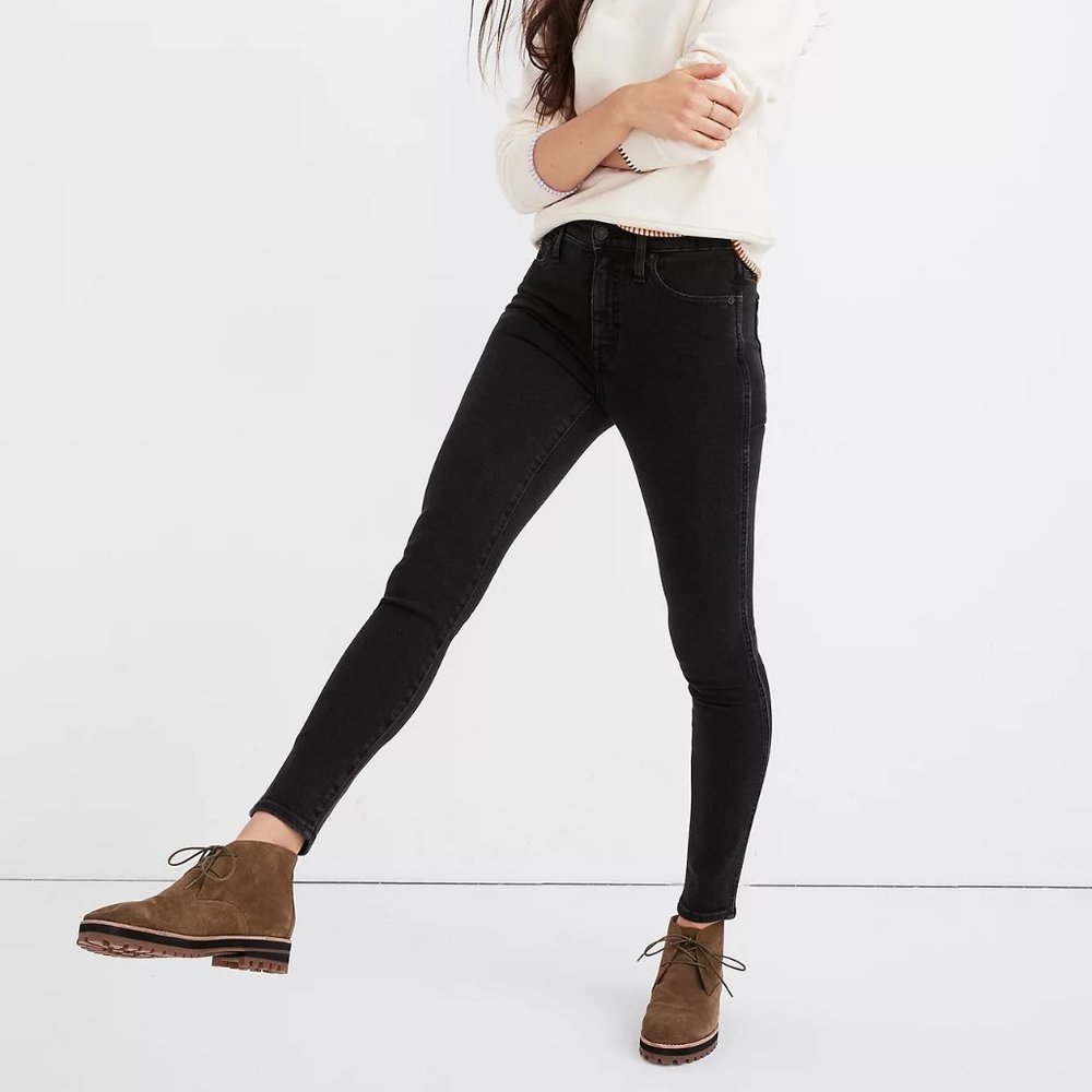 NWT 10" High-Rise Skinny Jeans in Starkey Wash